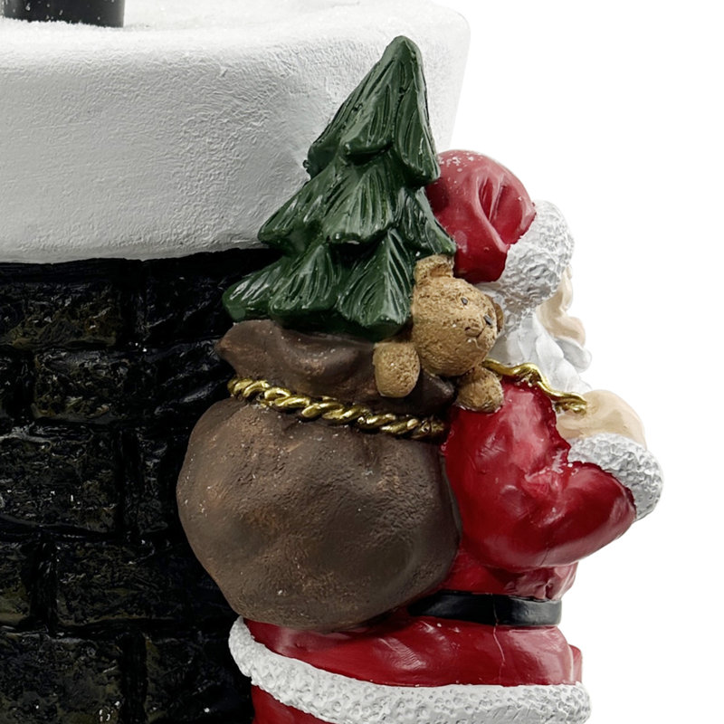 Socle de sapin de Noël Fraser Hill Farm en forme de cheminée, de 38 cm (15 po), pour sapins artificiels de 2,3 m (7,5 pi) et moins.