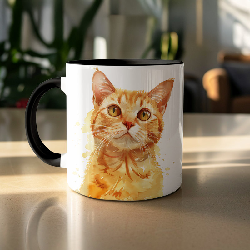 Ceramic Coffee Mug, 2, Black