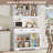 74" H Tall Wood Kitchen Pantry With Microwave Shelf And Drawers-1444509533