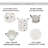 Round Laundry Gift Basket Storage Hamper Clothes Storage Organizer Bins Shelf Basket With Handles For Room Decor
