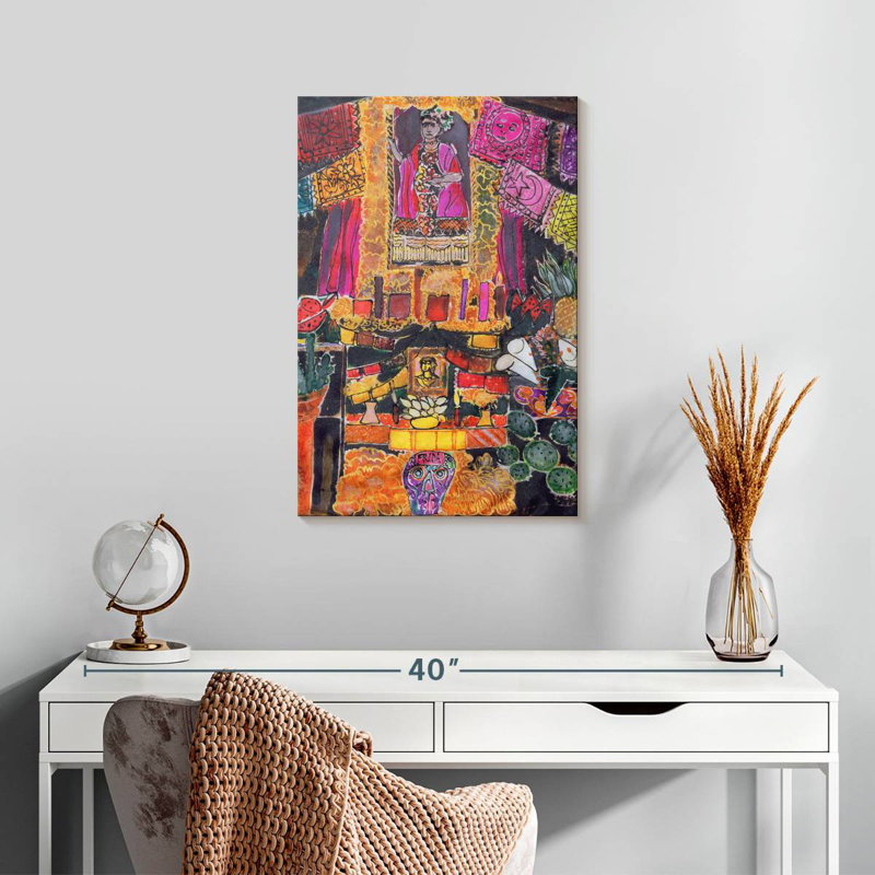 Sanctuaire Lelend Frida Kahlo, H 24 po x l 16 po