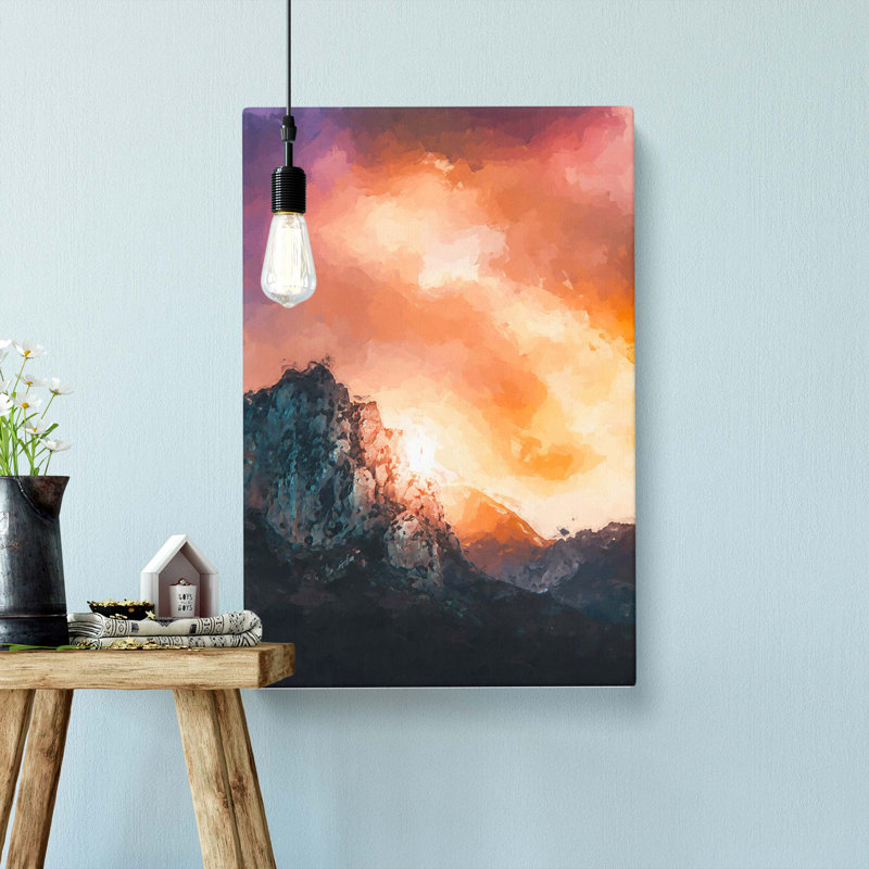 Mountains In Morocco In Abstract - Wrapped Canvas, 50cm H x 35cm W x 3cm D