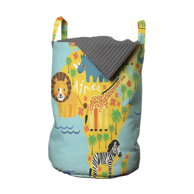Fabric Laundry Bag with Handles