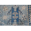 Tapis géométrique bleu Oushak 8 x 11