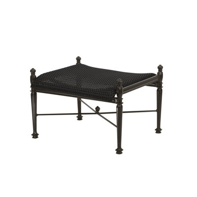 Grand Terrace Woven Ottoman
