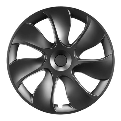 Wheel Rim Cover Hubcaps, 19 in, 2021-2023 Model Y Fully Fit Hubcap with Snap, Guard Tape & Valve Nozzle Hole, ABS & PC Hubcap with High Rigidity & Less Wind Drag, Fits for All Weather Use