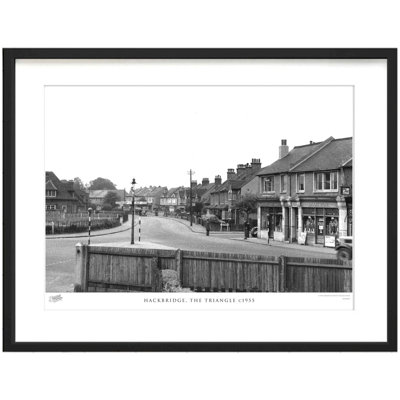 Hackbridge, the Triangle C1955 1 Piece Single Picture Frame Wall Art