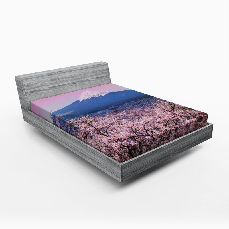 Microfiber Patterned Fitted Sheet, Full Fitted Sheet