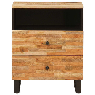 50cm W Solid Wood Bedside Table