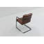 Fauteuil en cuir et métal-1899541994