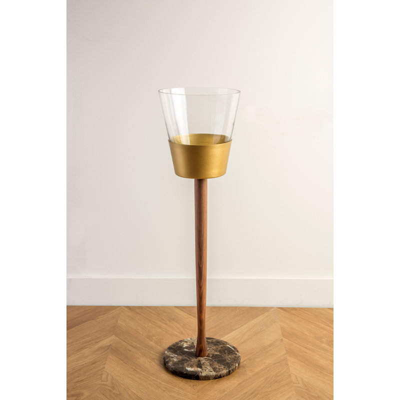 Champagnera Glass Bucket Stand, Gold