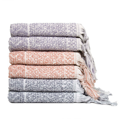 Turkish Cotton Midweight Jacquard Hand Towel