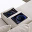 Canapé modulaire en forme de L de 124 po avec console de rangement multifonctionnelle, chargeur câblé et sans fil, repose-pieds mobile, coussin plus large et plus épais, combinaison libre pour le salon et l’appartement, chenille-1209677041