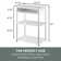 Edwin 30'' H x 23.75'' W Printer Stand
