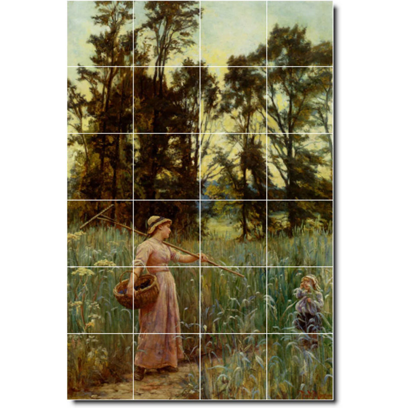 Carreau de céramique 48 po x 72 po 12 po x 12 po, Country 06511