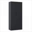 Armoires | Armoire de rangement verrouillable 72 po | 4 tablettes réglables | Acier laminé à froid | Industriel, pour garage, bureau personnel, garde-manger | Moderne | Bureau