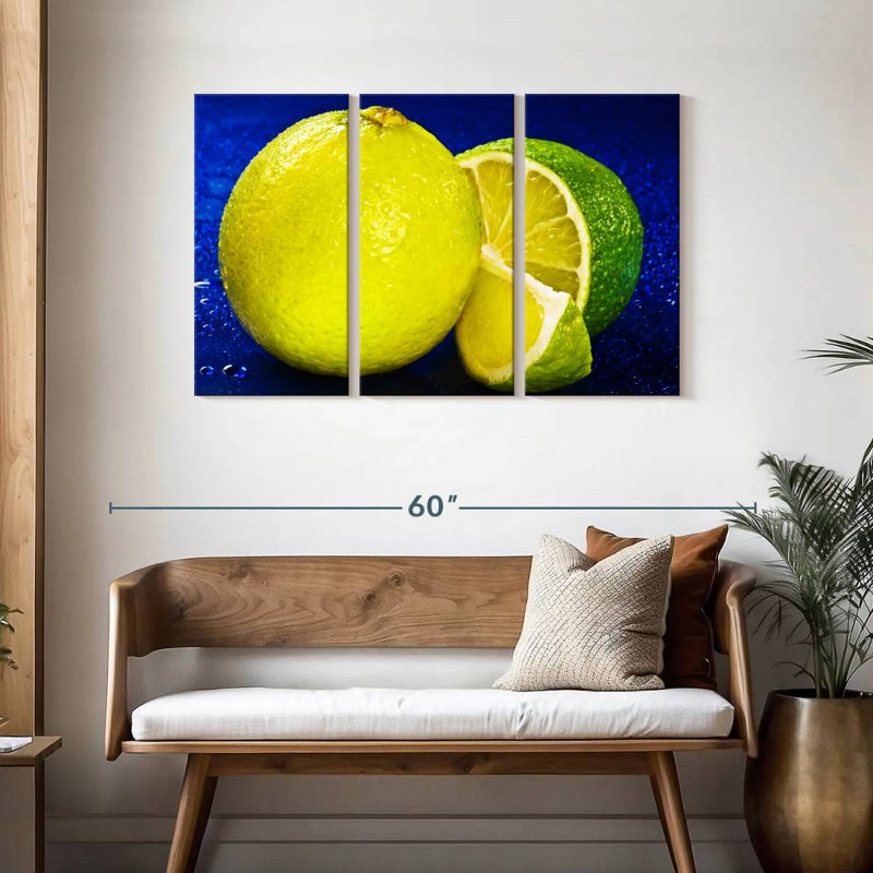 Yarlin Lemon Lime, 28" H x 45" W