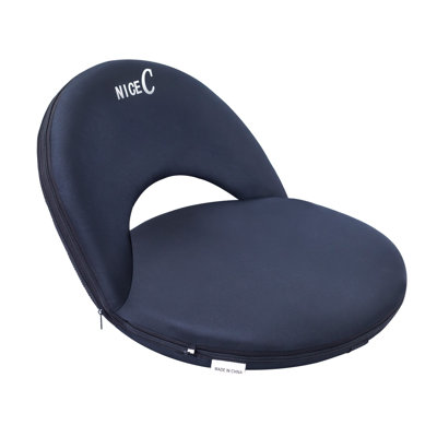Stadium Seats with 10-Position Recline, Waterproof Cushion, Extra Padding & Shoulder Strap (1 Pack, Black)