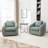 Duston 32'' Wide Upholstered Swivel Chair-2007720869
