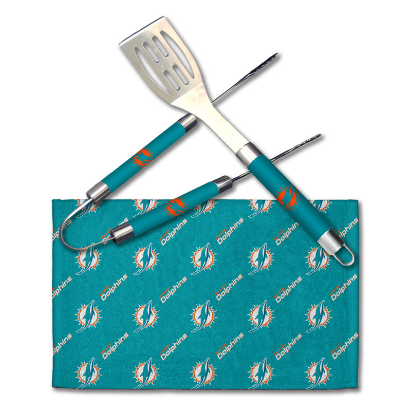 Ensemble d'outils de cuisson en acier inoxydable, Dolphins de Miami