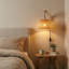 Applique murale en bambou avec fermoir en lanterne Pacitte