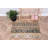Vintage Turkish Handmade Anatolian Carpet With Floral Design For Boho Decor As an Entryway Mat Or Rustic Small Rug