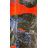 Dyed Red Acid Washed Cowhide Rug