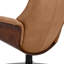 Fauteuil inclinable électrique pivotant en cuir véritable-220257793