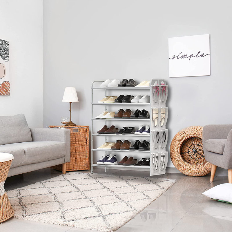 28 paires de rangement pour chaussures, Gris
