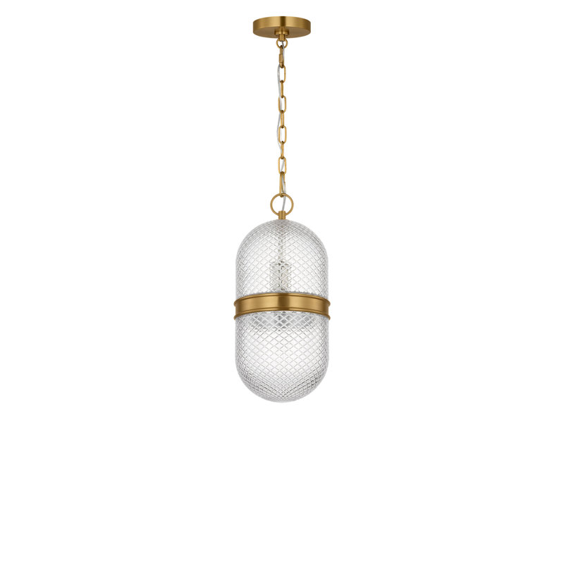 Lucinda 8 Pendant, Burnished Brass