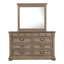 Commode 9 tiroirs avec miroir Laniel