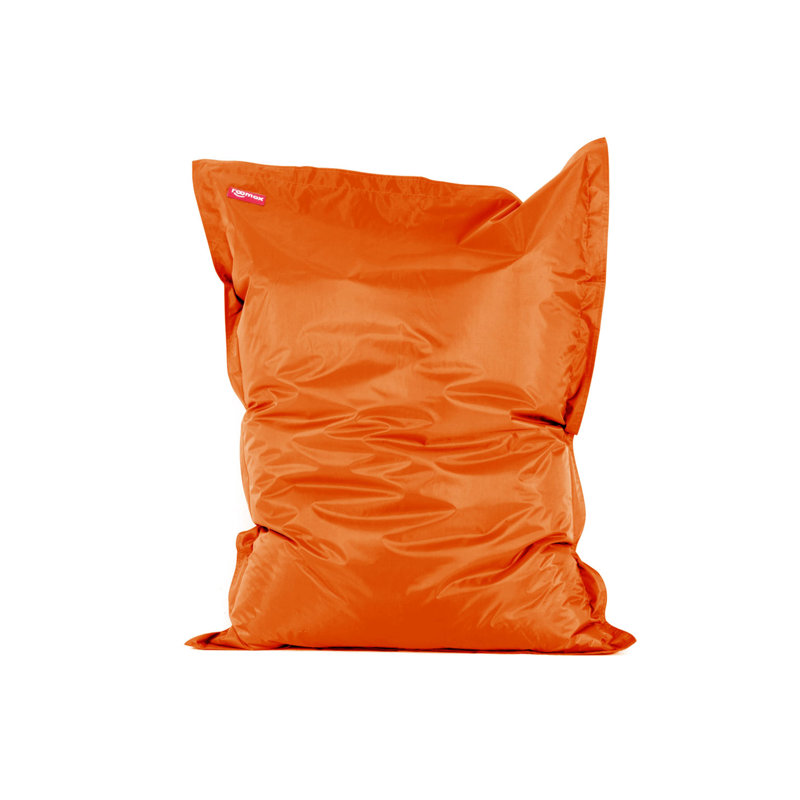 Outdoor Friendly Refillable Bean Bag Chair & Lounger, Orange