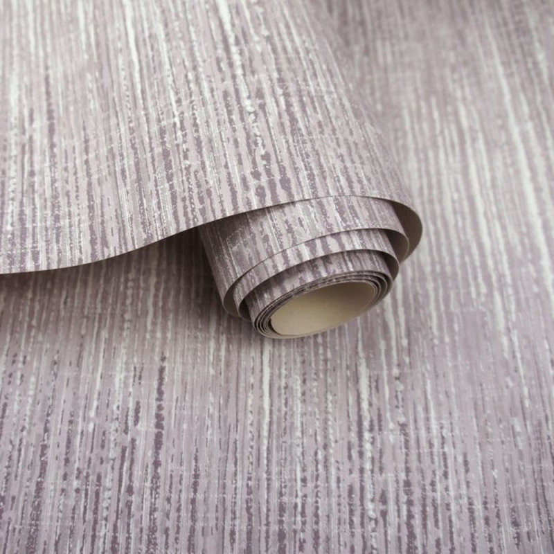 Azelle 10m x 53cm Matte Wallpaper Roll, Heather