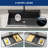 33 Inch Drop In Workstation Granite Composite Kitchen Sink Quartz Single Bowl Sinks with Waterfall Kitchen Faucet-122994070-122994069