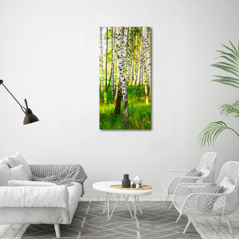 Birch Forest - Wrapped Canvas Print
