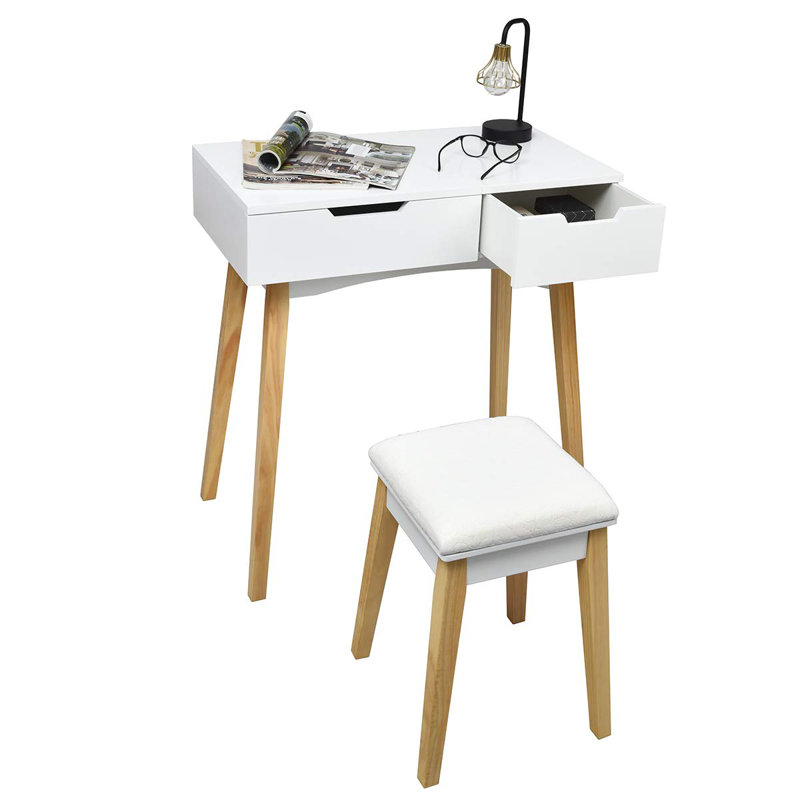 Corlyn Dressing Table with Mirror