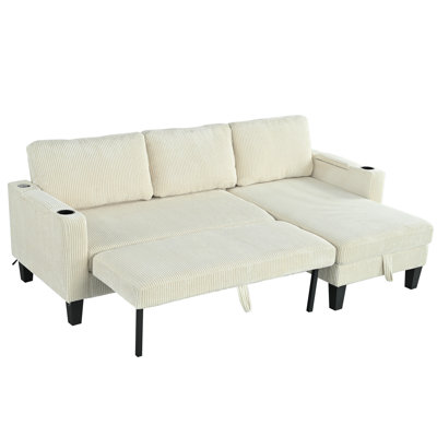 Reversible Sectional Sofa With Storage Chaise