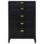 Commode à cinq tiroirs