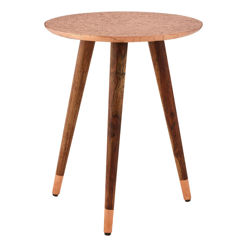 Retford End Table, Copper
