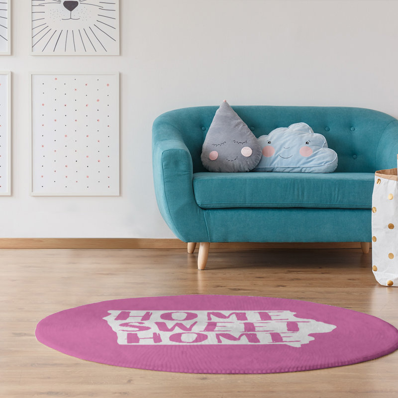 Tapis en poly-chenille iowa à la maison