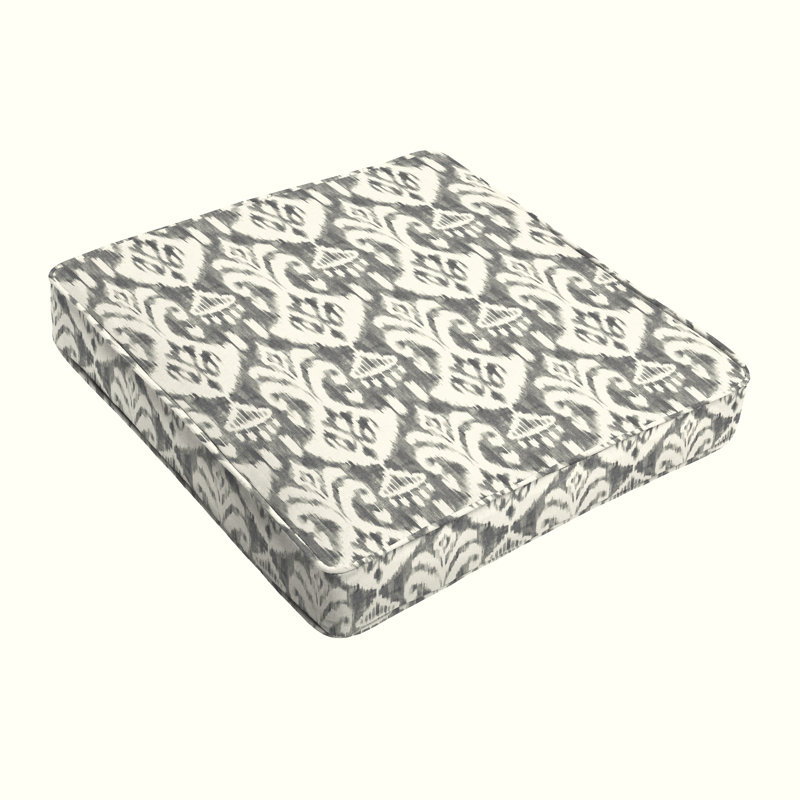 Coussin de siège intérieur / extérieur, Graphite / gris, H 3 po x l 19 po x P 19 po
