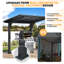 Abri d'auto extérieur en métal pour terrasse-125304322