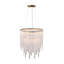 Lustre circulaire Roselle - laiton antique
