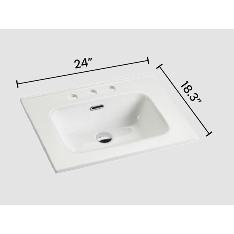 18.3'' Ceramic Bathroom Vanity Top