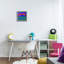 «Vibrant Eat Sleep», encadré par estampe numérique, conception de Marcus Prime-613642152-613642156