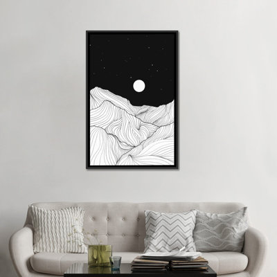 «Lines», impression sur toile tendue
