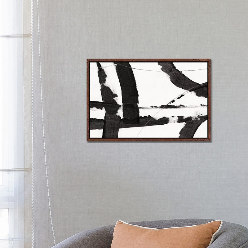 Obsidian Harmony I, Classic Wood Floater Framed, 66.04 cm H x 45.72 cm W
