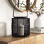 Wire Tabletop Candle Black Lantern with Handle for Indoor and Outdoor Use-1591451105