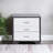 Chic Rectangular Accent Table With Multiple Drawers For Stylish Storage