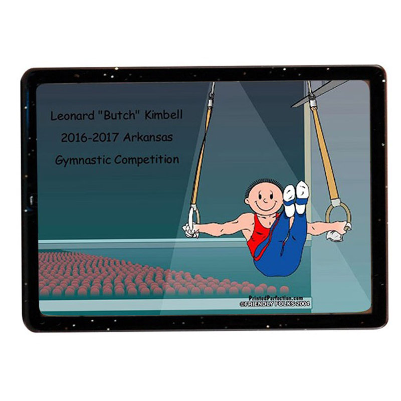 Gymnastique personnalisée - aimant acrylique pour homme - excellent cadeau!, Oui